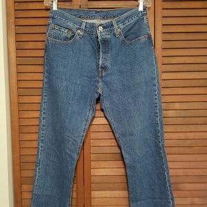 Levi's Button Fly Boyfriend Jeans